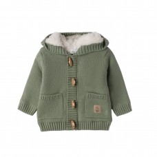 I DO βρεφική ζακέτα πλεκτή 4.F058-4921 πράσινη